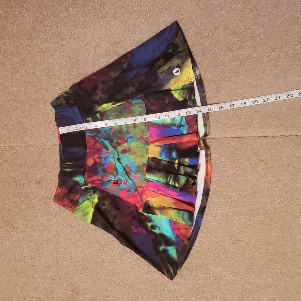 Dona Jo Women's Multicolored Pleated Skirt - Picture 11 of 12